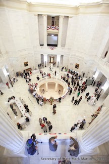 Candidate filing day at the Capitol